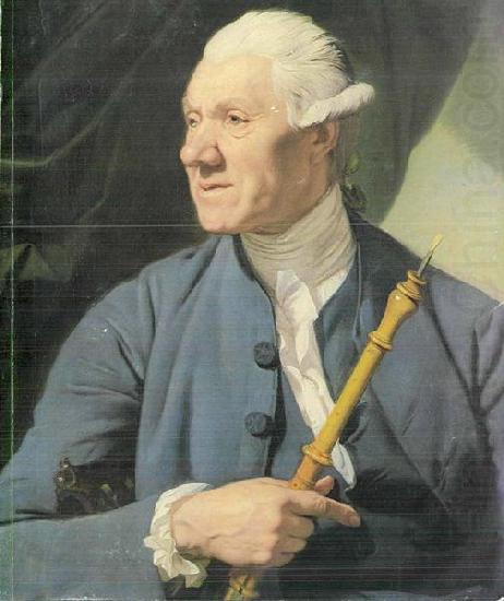 Johann Zoffany The Oboe Player oil painting picture